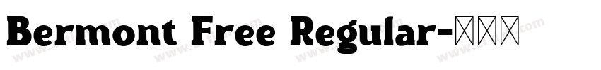 Bermont Free Regular字体转换